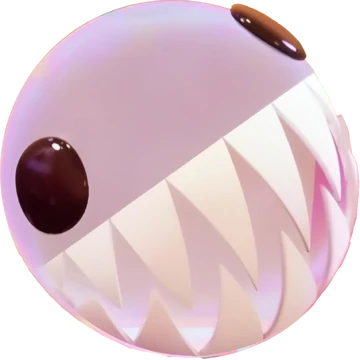 Bubble — Caine's iridescent sentient bubble assistant with a goofy grin